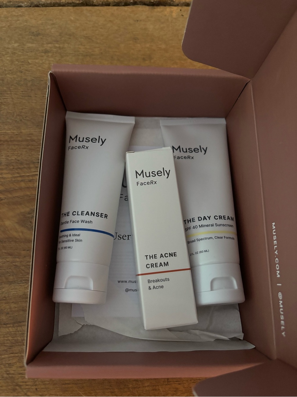 Acne & Blemish Trio Unopened Brand New Musely